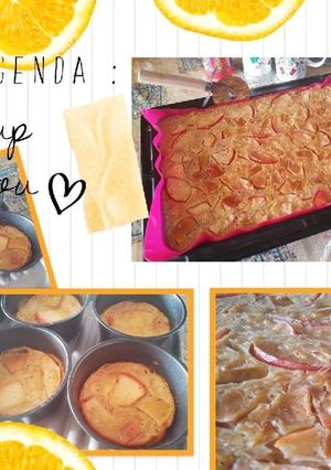 夏みかん林檎ケーキ(簡単イタリア風)-レシピのメイン写真
