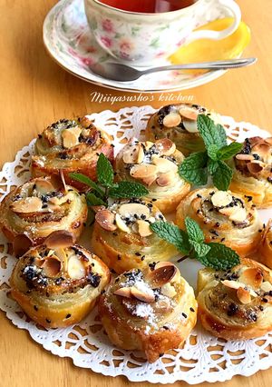 薩摩芋と栗のくるくるパイ-レシピのメイン写真