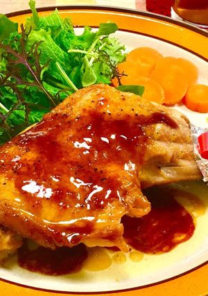 クリスマス☆フライパン簡単ローストチキン-レシピのメイン写真