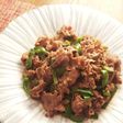牛肉とピーマンのウスターソース炒め。
