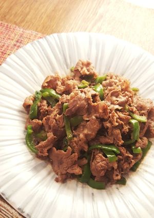 牛肉とピーマンのウスターソース炒め。-レシピのメイン写真