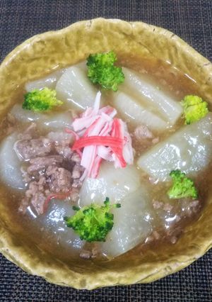 圧力鍋で簡単♪挽肉と大根の中華あん-レシピのメイン写真