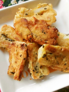 ちくわの黒ごま玉子焼き♪-レシピのメイン写真