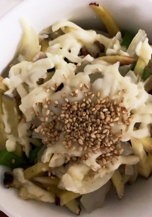 全てレンジ塩ラーメン味さつま芋野菜丼-レシピのメイン写真