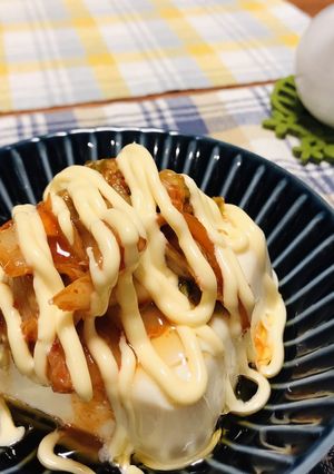 乗せるだけ！やみつき豆腐キムチ-レシピのメイン写真