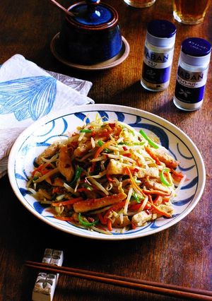 鶏胸肉と彩り野菜のスパイシー炒めもやし-レシピのメイン写真