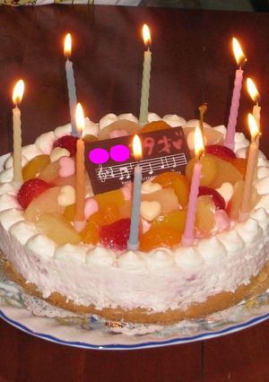 ’08誕生日☆ストロベリー・チーズケーキ-レシピのメイン写真