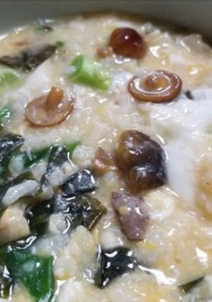 ３種の天然キノコの贅沢おじや*（＾＾）*-レシピのメイン写真