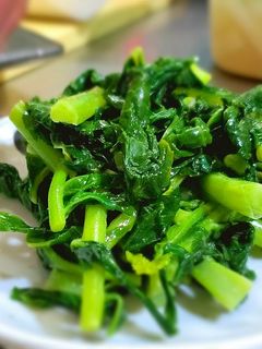 とまらない!大根の菜っ葉でからし和え-レシピのメイン写真