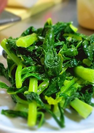 とまらない!大根の菜っ葉でからし和え-レシピのメイン写真