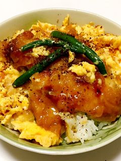 冷凍唐揚げでつくる☆がっつり親子丼-レシピのメイン写真
