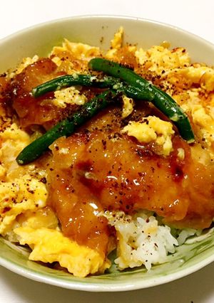 冷凍唐揚げでつくる☆がっつり親子丼-レシピのメイン写真