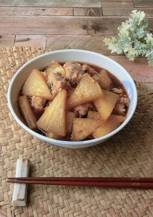 サケ缶と大根のオイスター煮-レシピのメイン写真