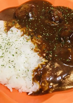 レトルト●ミートボールカレー-レシピのメイン写真
