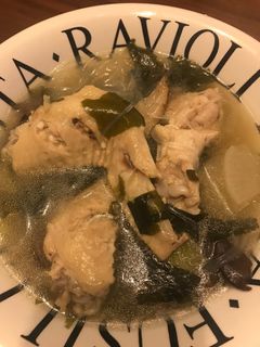 鶏肉の中華風スープ-レシピのメイン写真