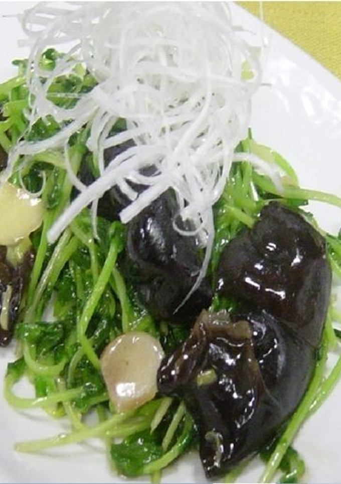 絶品♪きくらげと豆苗の香味炒め-レシピのメイン写真