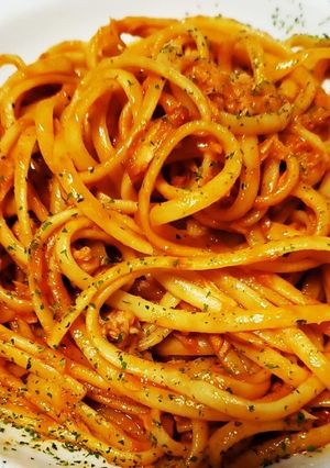ケチャップとツナのパスタ-レシピのメイン写真