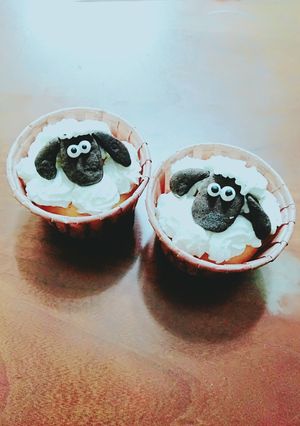 ひつじのショーンのカップケーキ-レシピのメイン写真