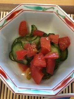 きゅうりの梅和え(透析食)-レシピのメイン写真