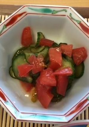 きゅうりの梅和え（透析食）-レシピのメイン写真