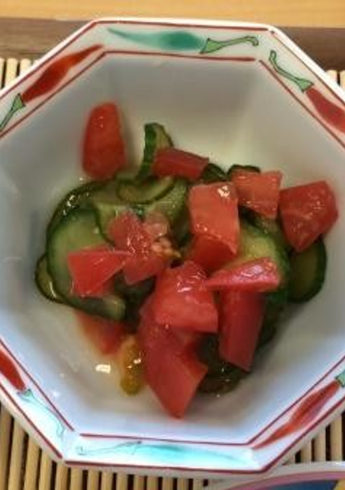きゅうりの梅和え（透析食）-レシピのメイン写真