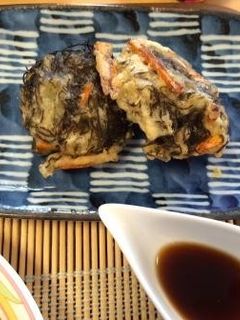 もずくのてんぷら(透析食)-レシピのメイン写真