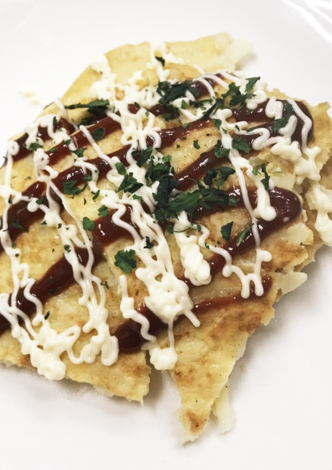 つくねいも☆お好み焼き風☆-レシピのメイン写真