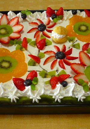 デコレーションケーキ-レシピのメイン写真
