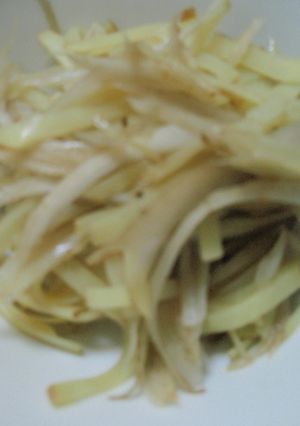 ごぼうとじゃがいものキンピラ。-レシピのメイン写真