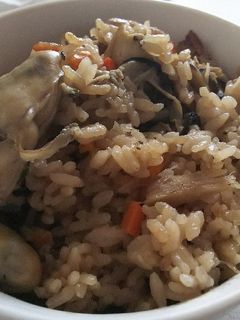 牡蠣の炊き込みご飯-レシピのメイン写真