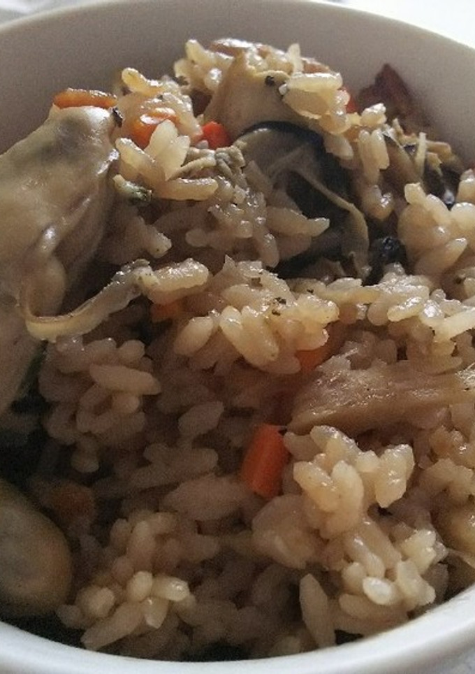 牡蠣の炊き込みご飯-レシピのメイン写真