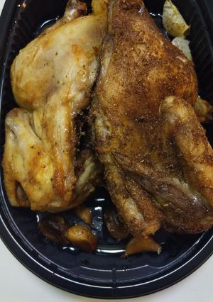 鳥の半身カラーラ カレー味 ハーブ塩味-レシピのメイン写真