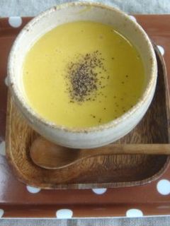 *かぼちゃとトマトの冷製スープ*-レシピのメイン写真
