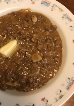 ヨーグルト入りビーフストロガノフ-レシピのメイン写真