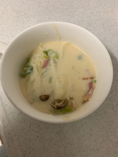 白菜とベーコンのミルクスープ-レシピのメイン写真