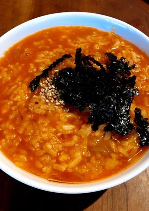 お手軽キムチ雑炊-レシピのメイン写真