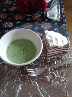 スポンジケーキでミルフィーユケーキ-レシピのメイン写真