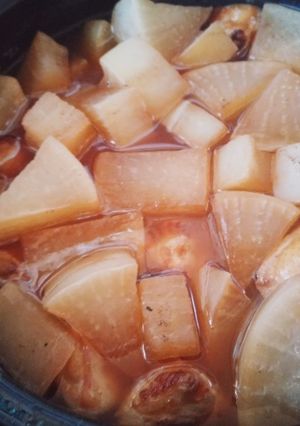大根と鶏肉煮物(簡単)-レシピのメイン写真