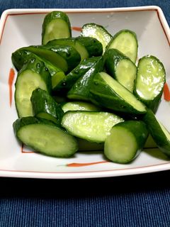 【簡単】きゅうりの漬け物風!-レシピのメイン写真