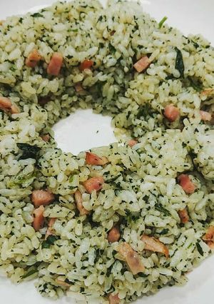 ほうれん草ピラフ-レシピのメイン写真