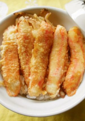 一見、かに天丼^^♪-レシピのメイン写真