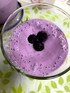 ブルーベリーラッシー♪-レシピのメイン写真