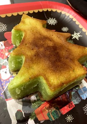 クリスマスツリーのパンケーキ-レシピのメイン写真