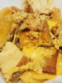 厚揚げ卵とじ 丼でも-レシピのメイン写真