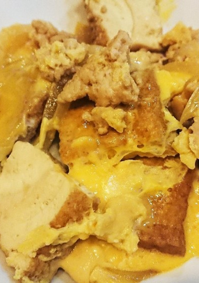 厚揚げ卵とじ　丼でも-レシピのメイン写真