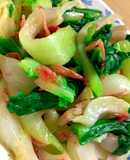 ちんげん菜とザーサイの和えもの