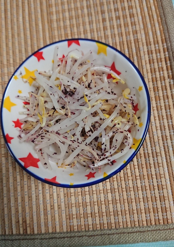糖尿食もやしのゆかり和え-レシピのメイン写真