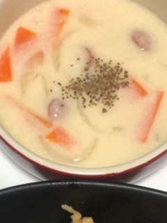 家にある食材で簡単!あったかミルクスープ-レシピのメイン写真