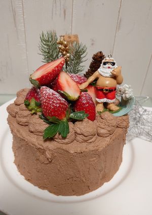 クリスマスケーキ 砂糖不使用-レシピのメイン写真