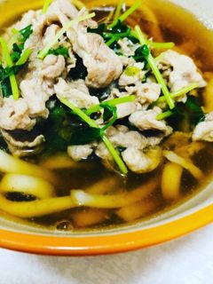 豚肉と豆苗のあったかうどん-レシピのメイン写真